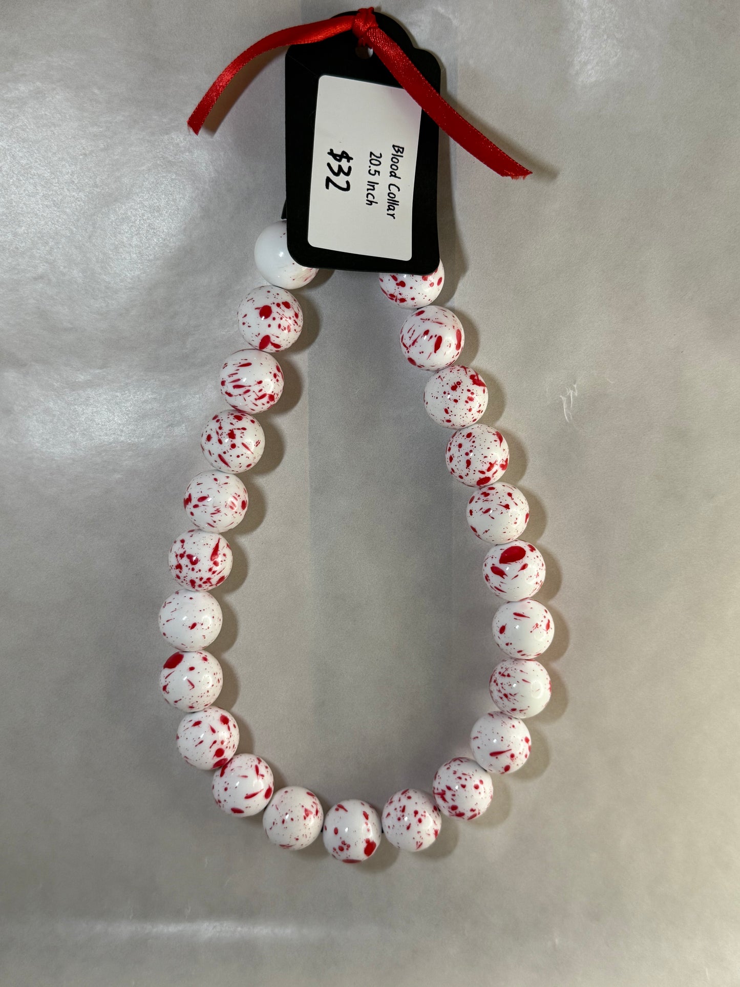 20.5 Inch Blood Splatter Collar