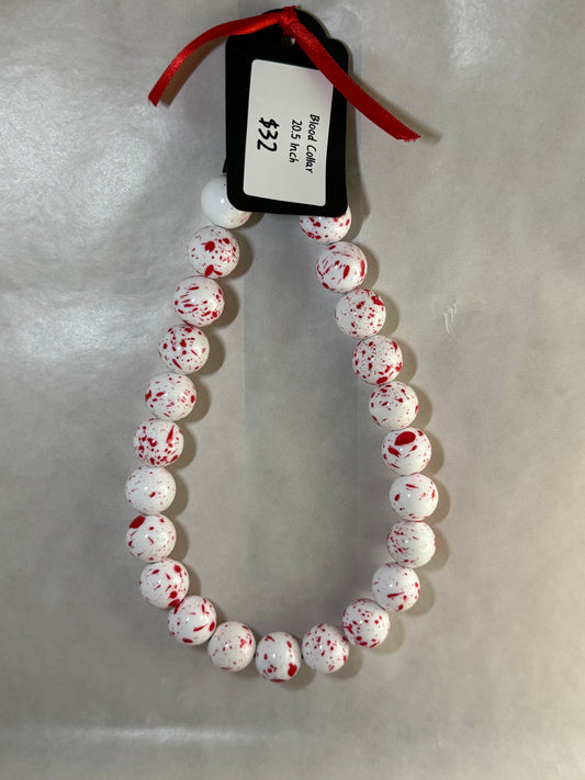 20.5 Inch Blood Splatter Collar
