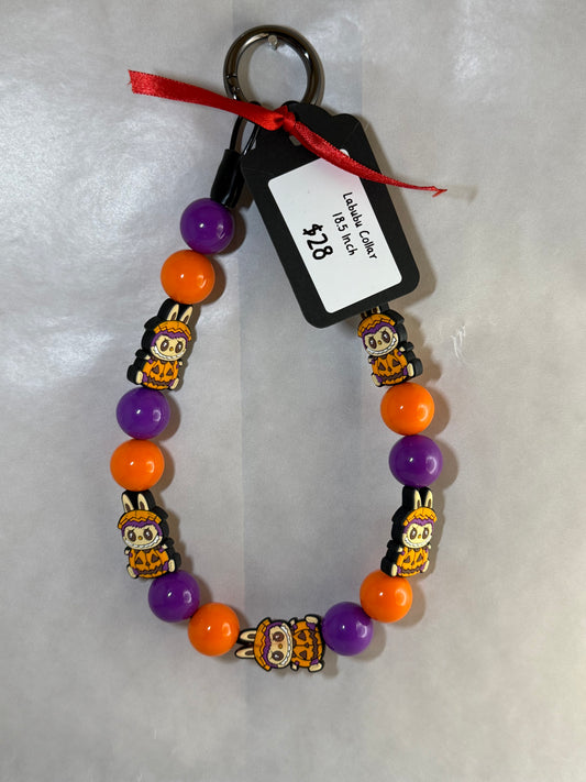 18.5 Inch Pumpkin Labubu Collar