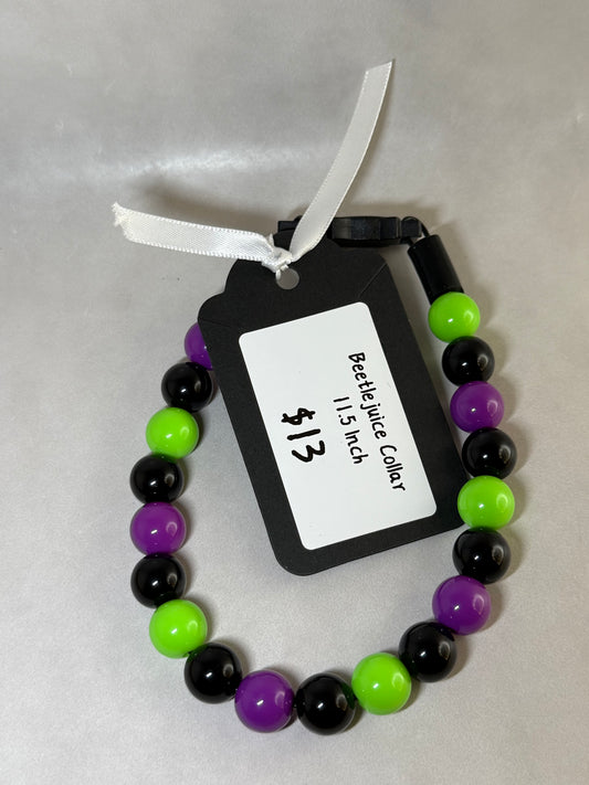 11.5 Inch Beetlejuice Cat Collar