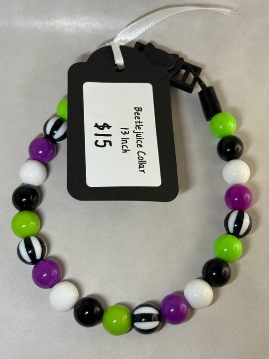 13 Inch Beetlejuice Cat Collar