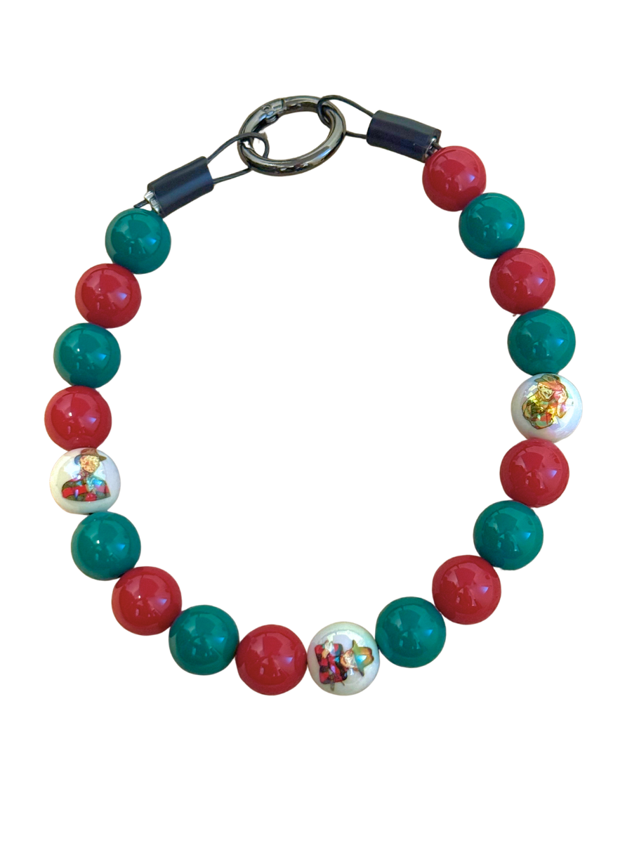 Freddy Kreuger Beaded Dog Collar