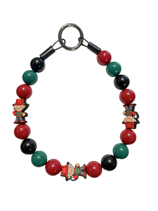 Freddy Kreuger Beaded Dog Collar
